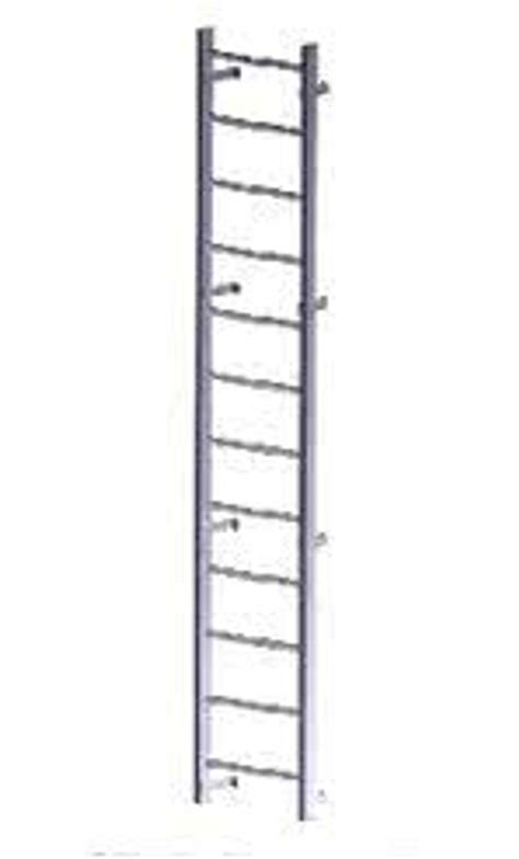 metal ladder attached to wall